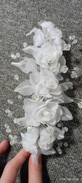 Віночок білий на голову