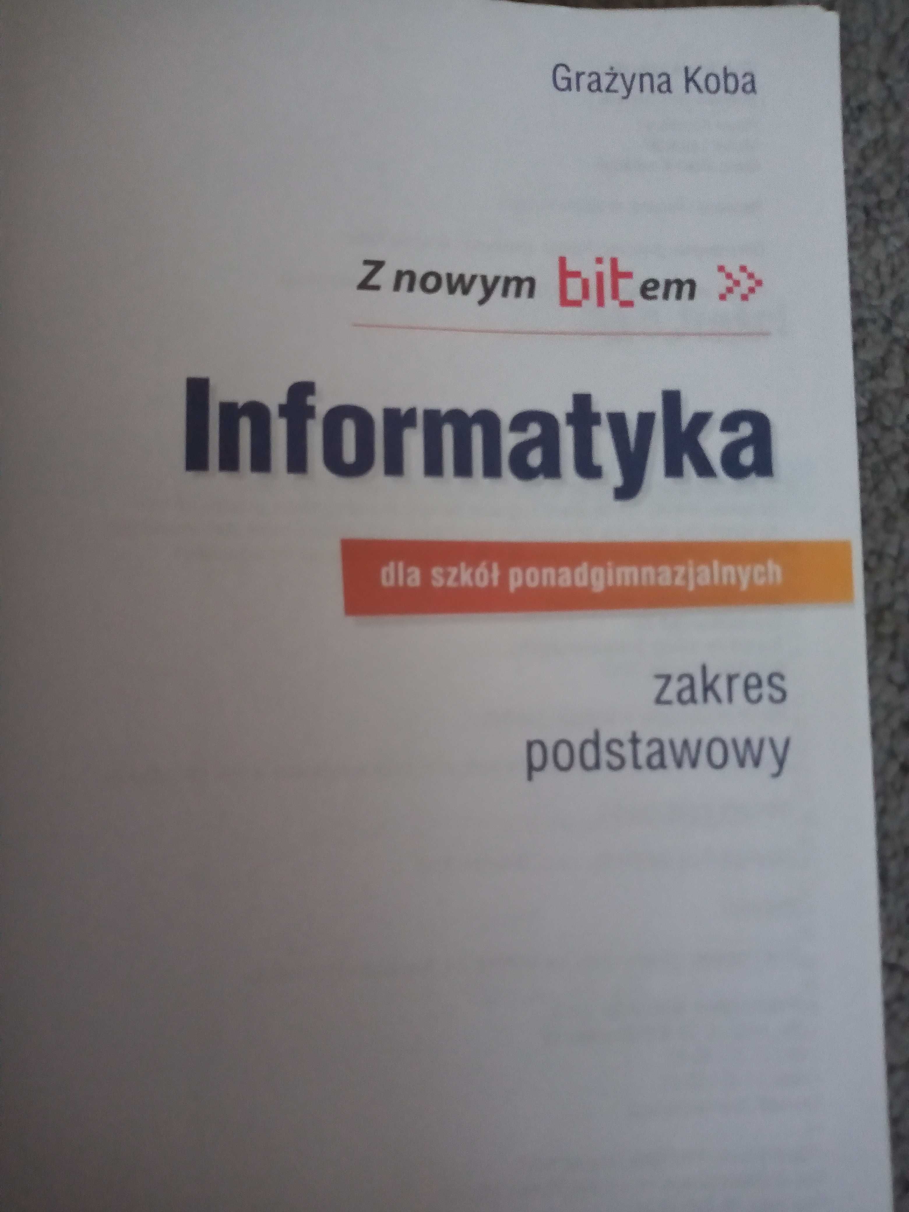 Informatyka zakres podstawowy