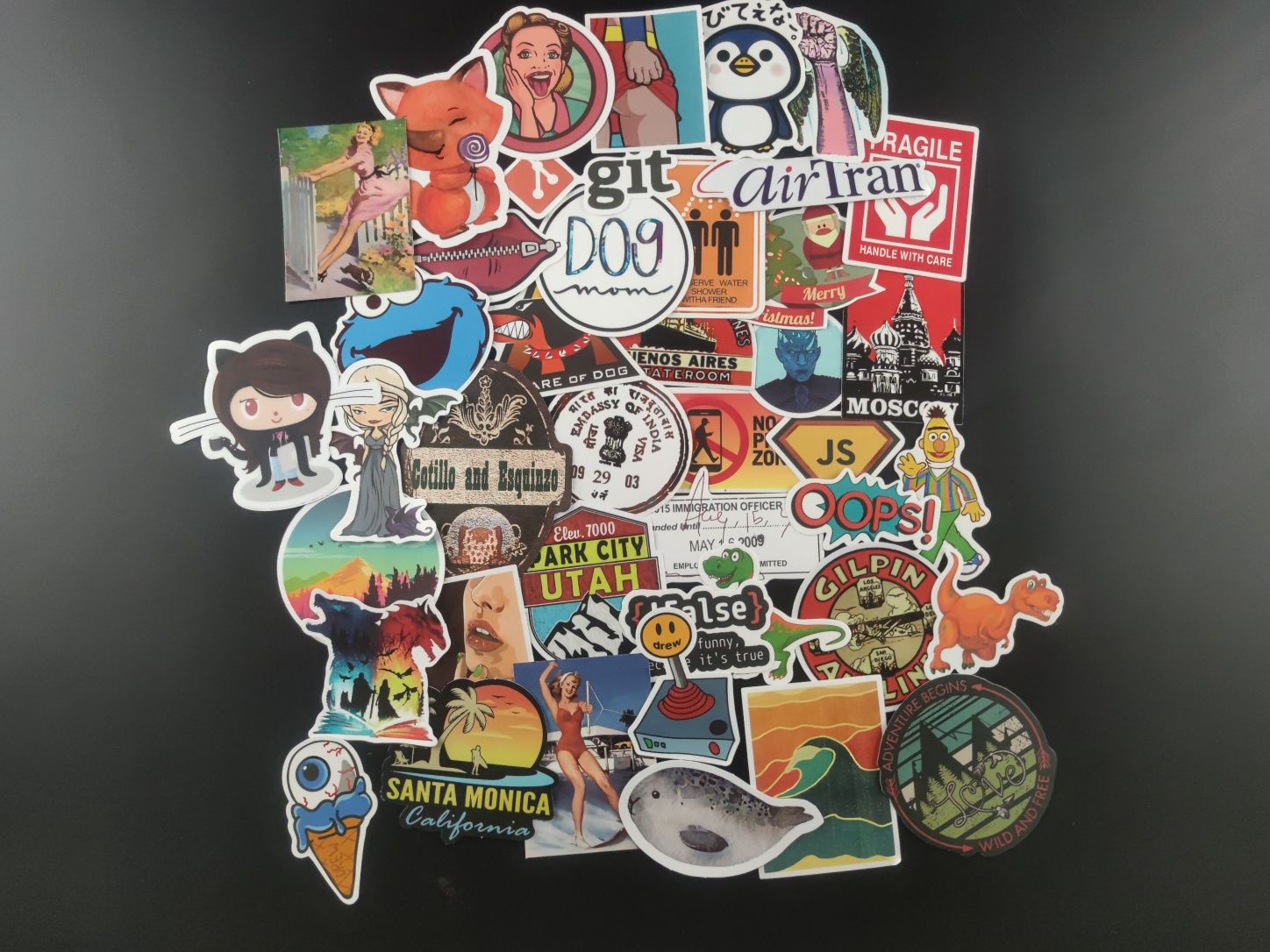 STICKER BOMB Naklejki Obklejki Tornister Skoroszyt Zestaw #15