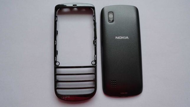 Nokia Asha 300 - przednia ramka i tylna klapka stan idealny.