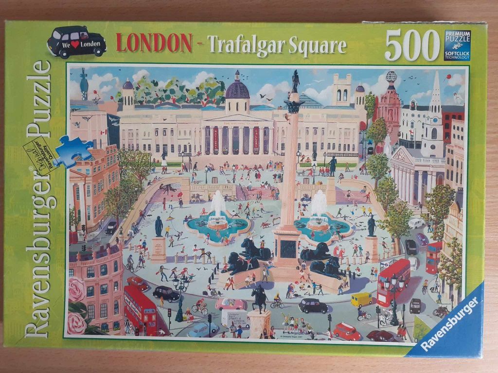 Ravensburger puzzle, London Trafalgar Square, 500 elementów
