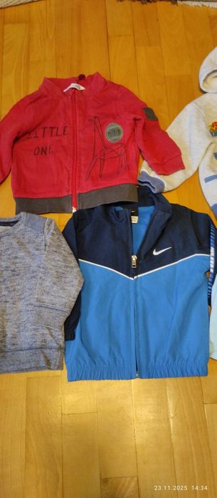 Zestaw 5-ciu bluz r. 74 Nike, Cubus i inne