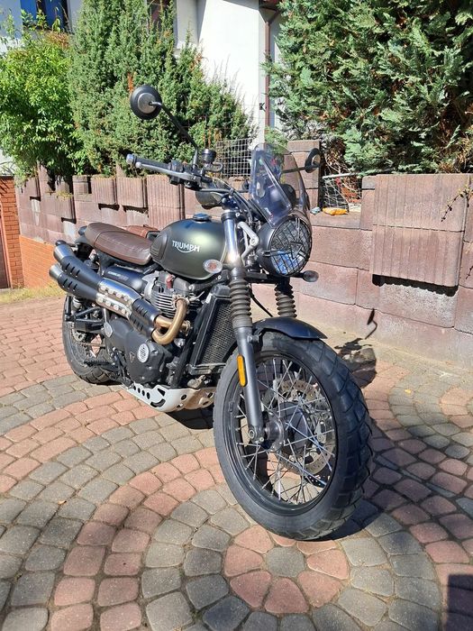Triumph Scrambler Salon pl, stan idealny, 2023 I rej, mały przebieg