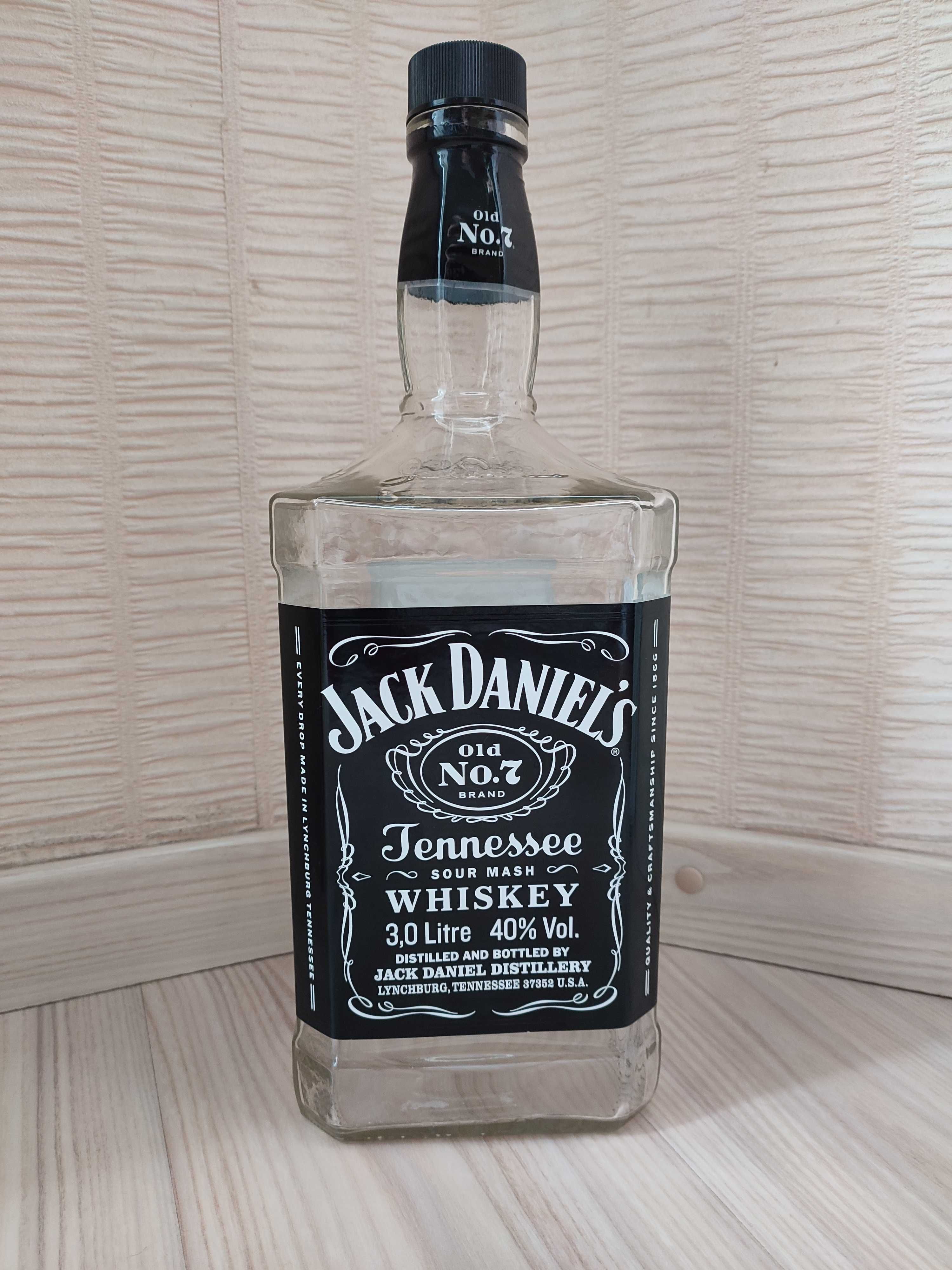 Бутылка на 3л. из-под виски Jack Daniel's