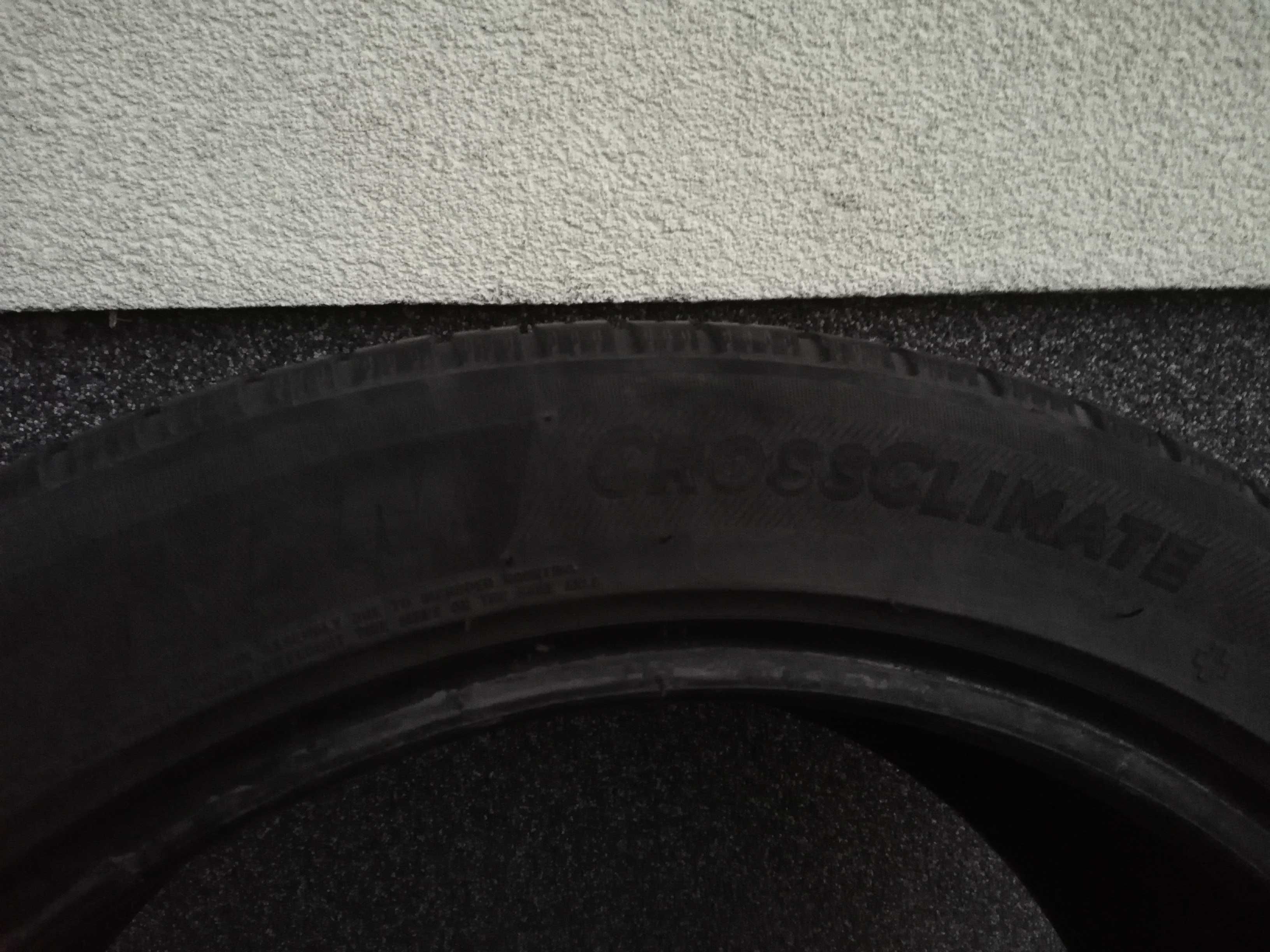 2 opony całoroczne Michelin 245/45R18 z rantem.