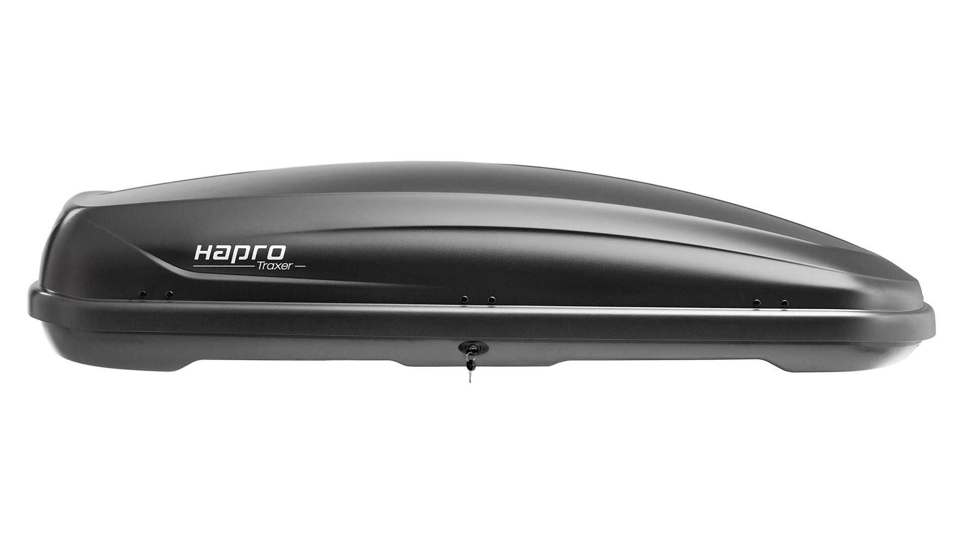 Box dachowy Hapro Traxer 8.6 530 litrów czarny matowy fv gw wysyłka