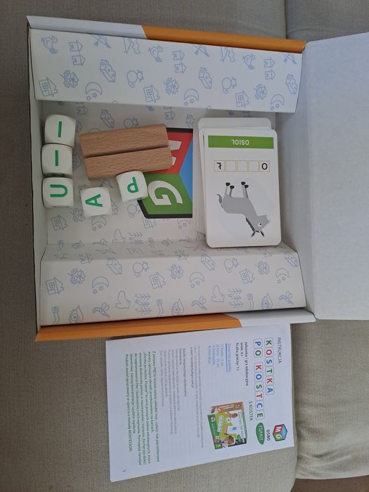 Gra kostka po kostce Pisanie