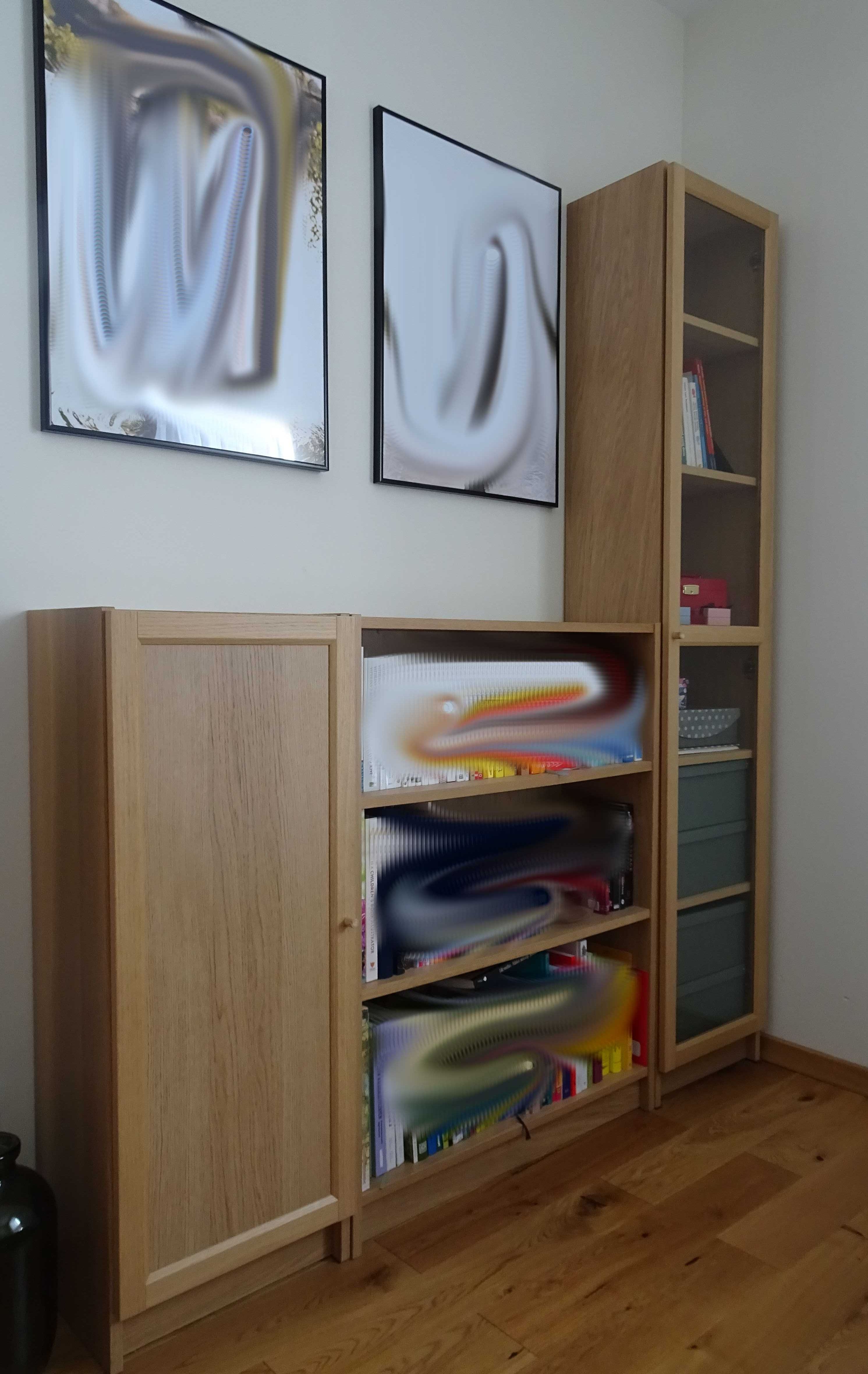 Zestaw mebli Ikea Billy/OXBERG kolor dąb