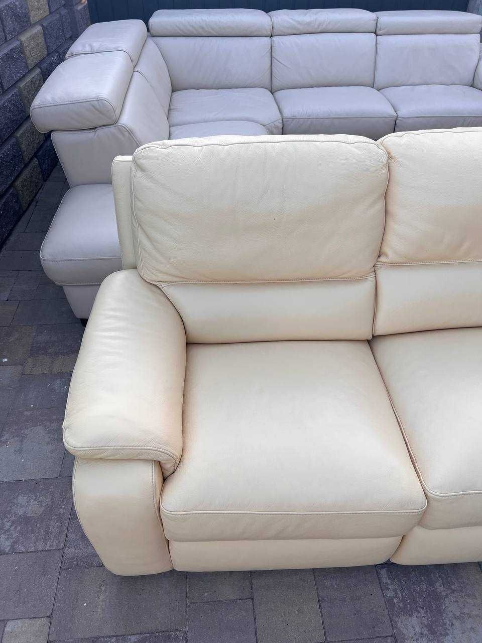 Шкіряний диван , куток , кожаний диван релакс модерн з ЄВРОПИ