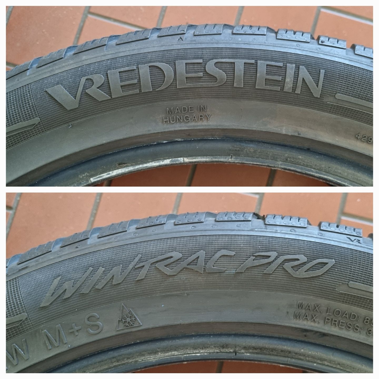 Opony używane ZIMOWE 245/45/19 Vredestein 2023r.  450zł/2szt.