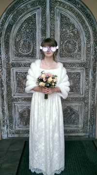 Свадебное платье весільне плаття розмір М (38)
