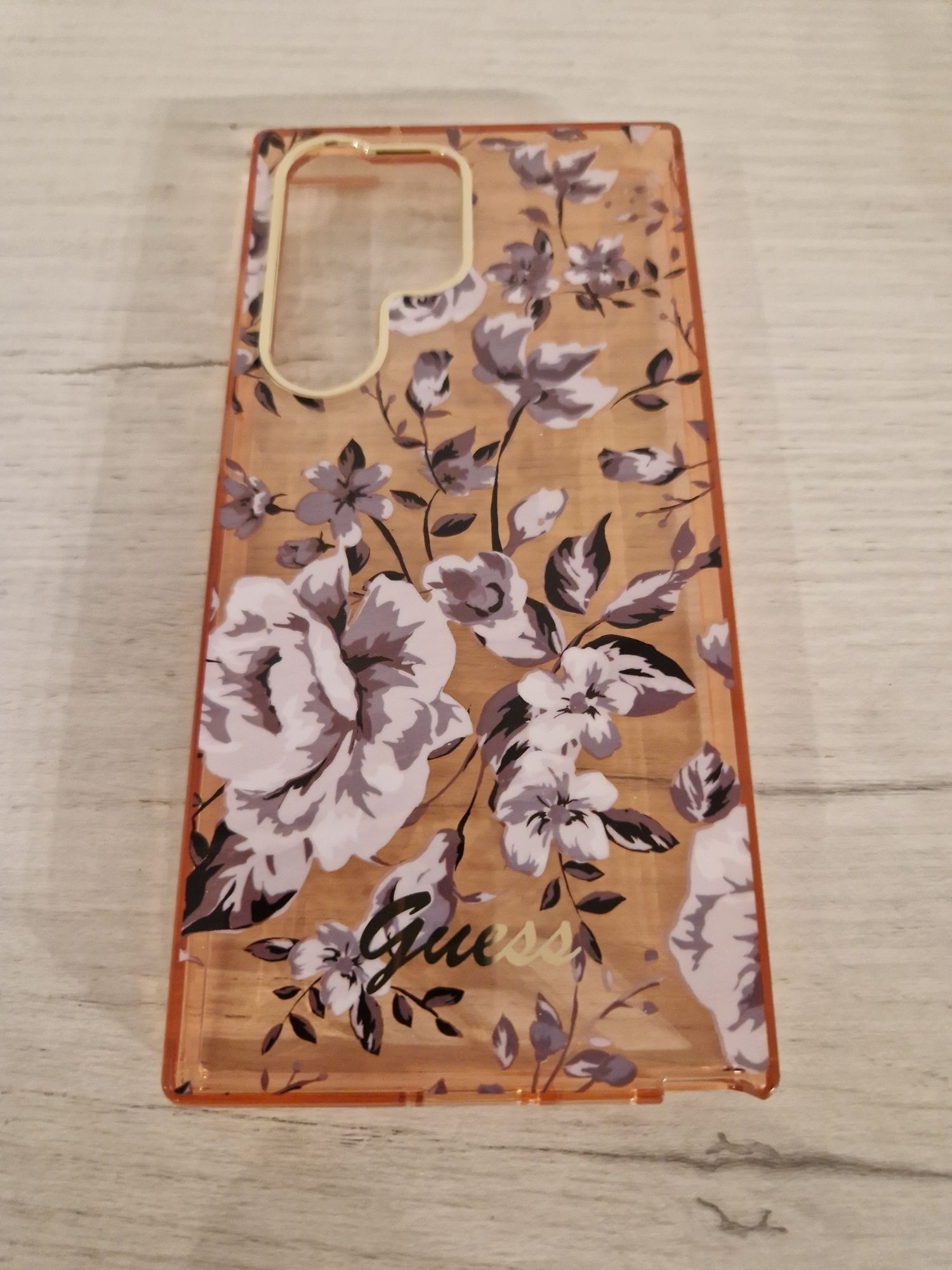 Oryginalne Etui GUESS hardcase Flower Collection do Samsung S23 Ultra