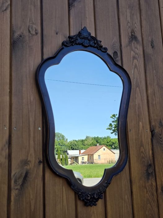 Lustro w ciemnej ramie Ludwik #20 Stylowy Węgrów