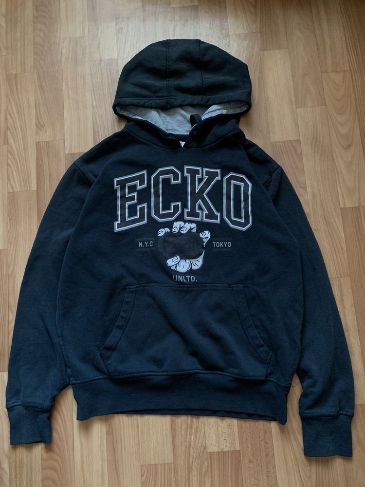 оверсайз худи ecko unltd. кофта big logo sk8 rap y2k streetwear boxfit