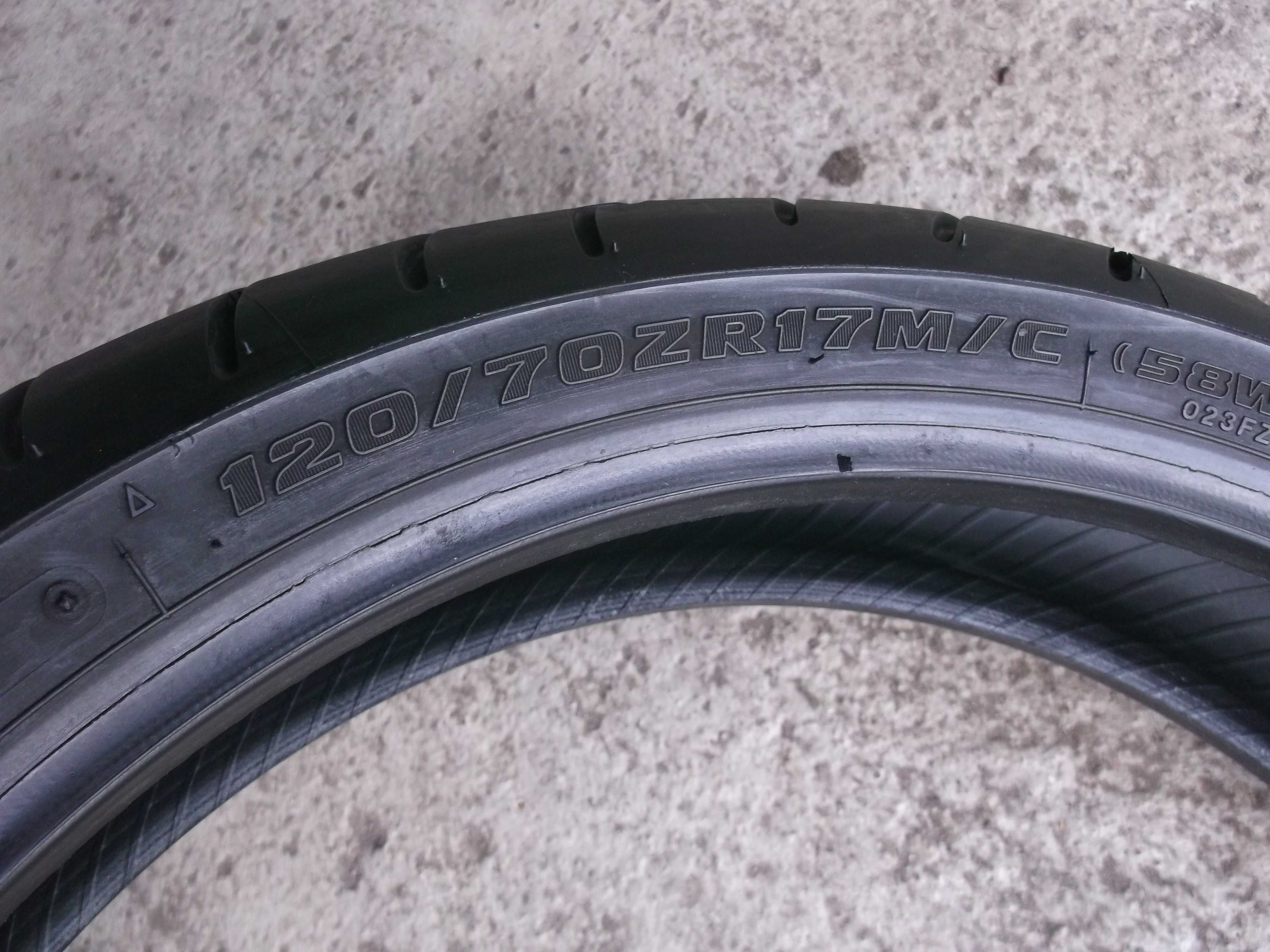 opona 120/70ZR17	Bridgestone Battlax BT023F Sport Touring	2,9mm