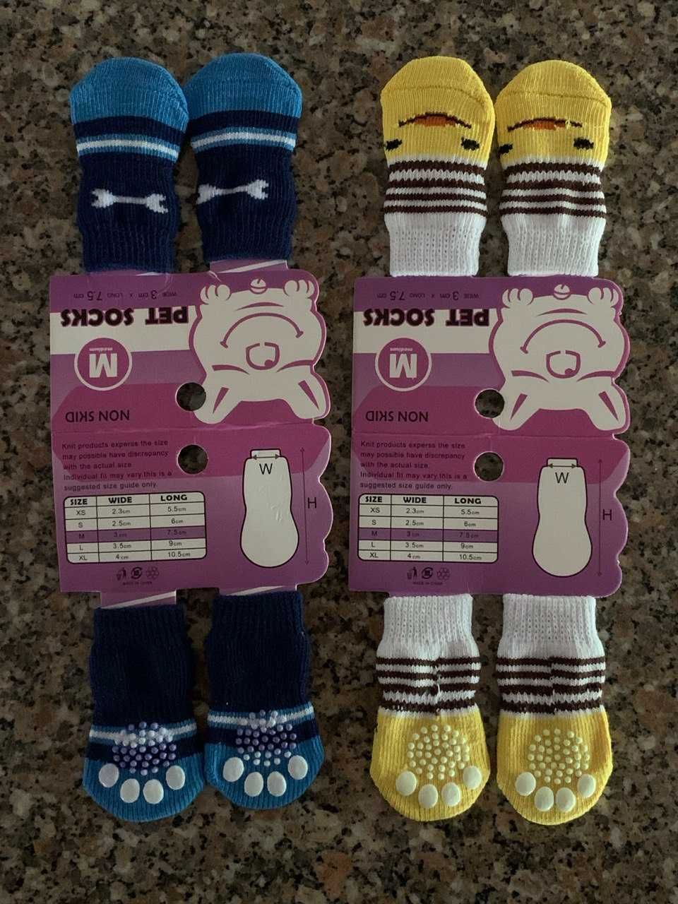 Meias antiderrapante para animais de estimação