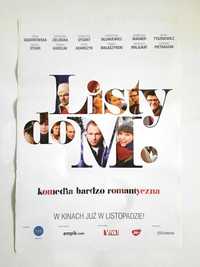 Plakat filmowy oryginalny - Listy do M. (2 wersje plakatu)