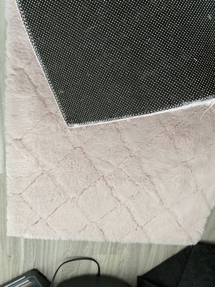 Dywan shaggy Modena Leroy Merlin 100 x 60 futro rabbit miękki