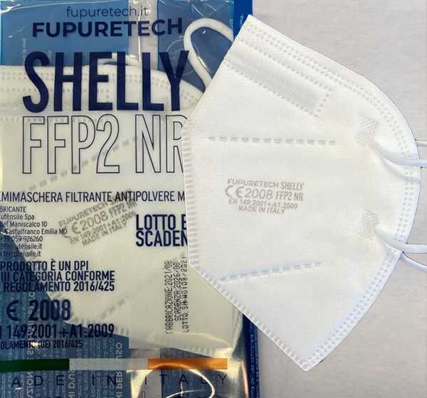 Индивидуальная защитная маска для лица shelly ffp2 , италия