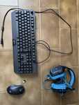 Periféricos PC (Headset, teclado e rato wireless)