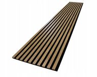 Lamele ścienne 275x45 cm na czarnym filcu Dąb Santa wyprzedaż