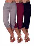 Nowe bordowe damskie rybaczki sportowe do jogi w rozmiarze 5XL (56)