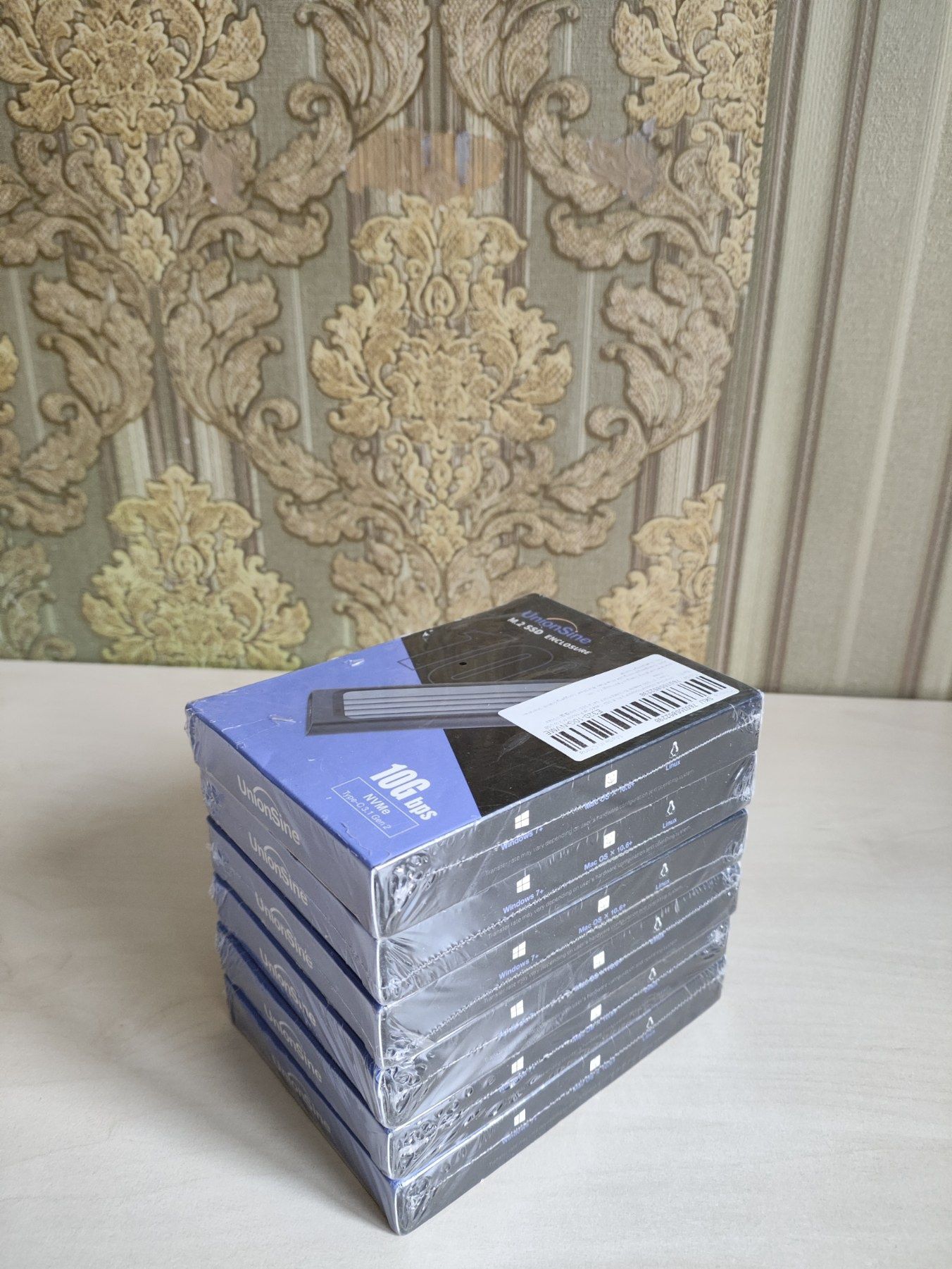 Внешний карман UnionSine 10Gbps M.2 NVMe SSD to USB  3.2 адаптер