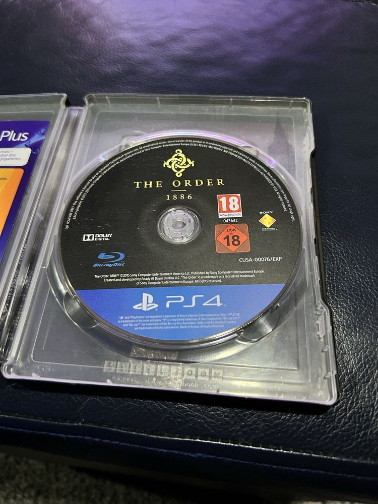 Jogo PS4 The Order 1886, edição Limitada