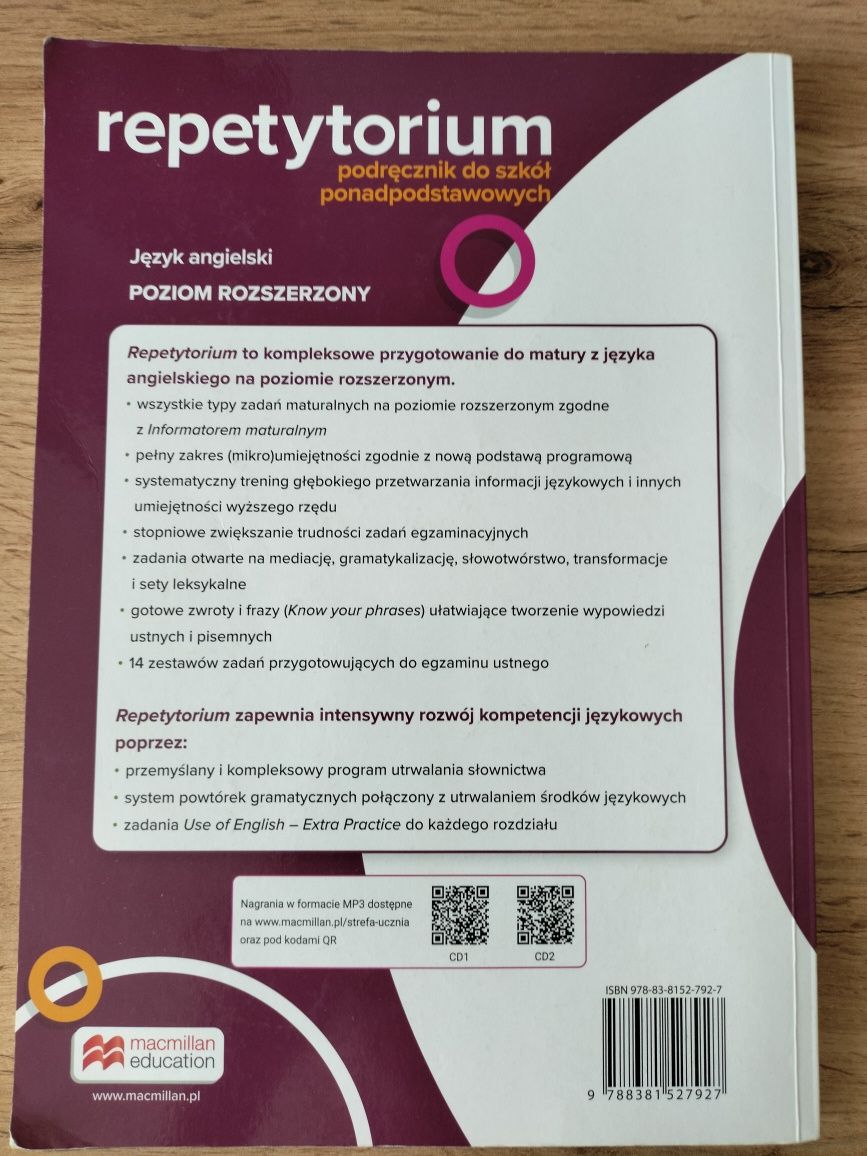 Repetytorium język angielski poziom rozszerzony Macmillan