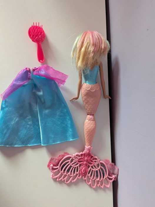 Lalka Barbie Syrenka Mattel + akcesoria