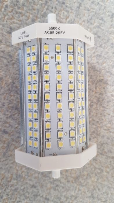 Lampadas LED R7S 16W 6000k.