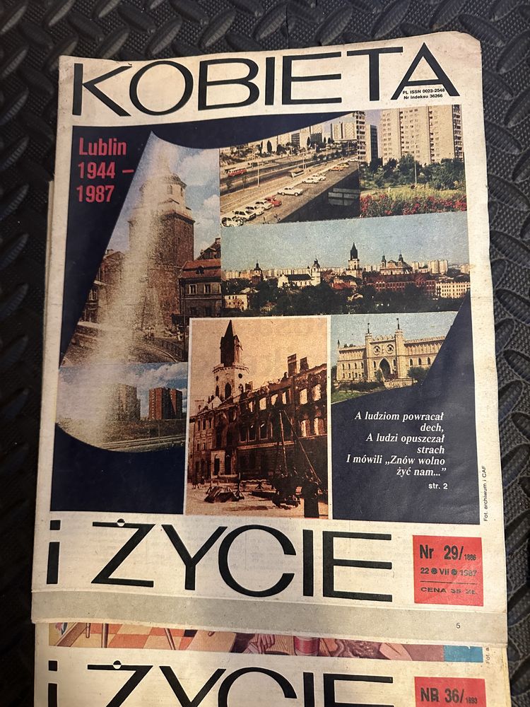 Stare czasopismo Kobieta i Życie magazyn PRL