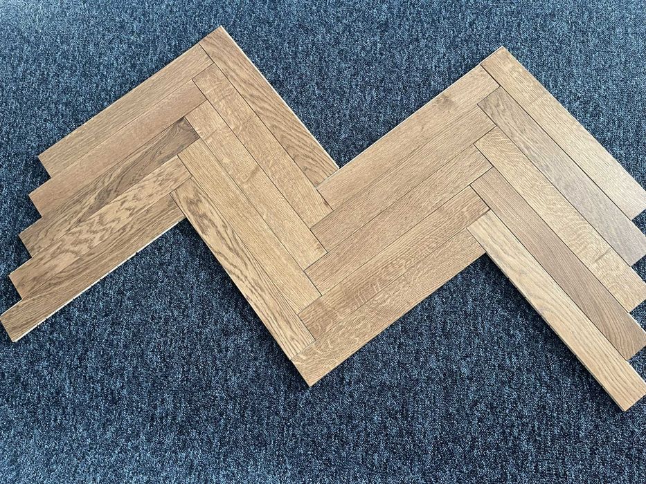 Jodełka klasyczna dębowa 11x68x470 Lakier - Select