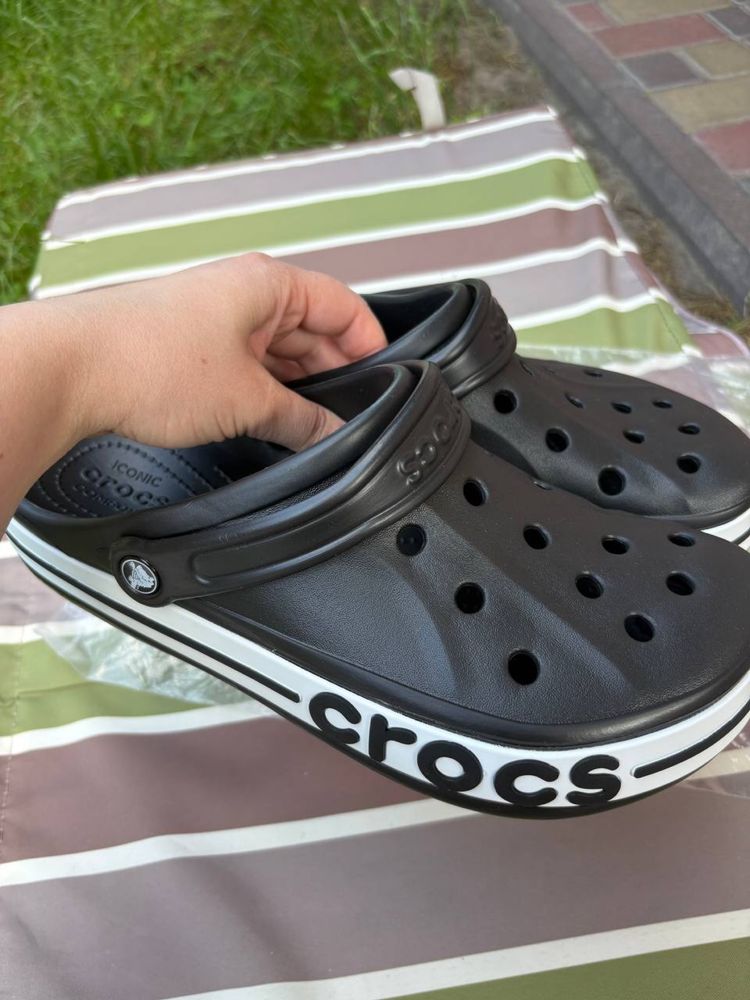 Крокси Crocs чорні устілка
