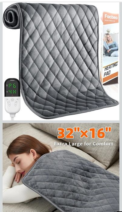 Manta de aquecimento para alivio muscular