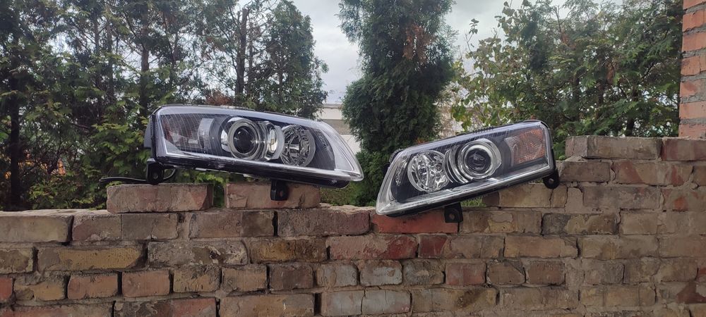 Фари передні Ауді А6 С6 лінзи DEPO стан нових передние фари Audi A6 C6