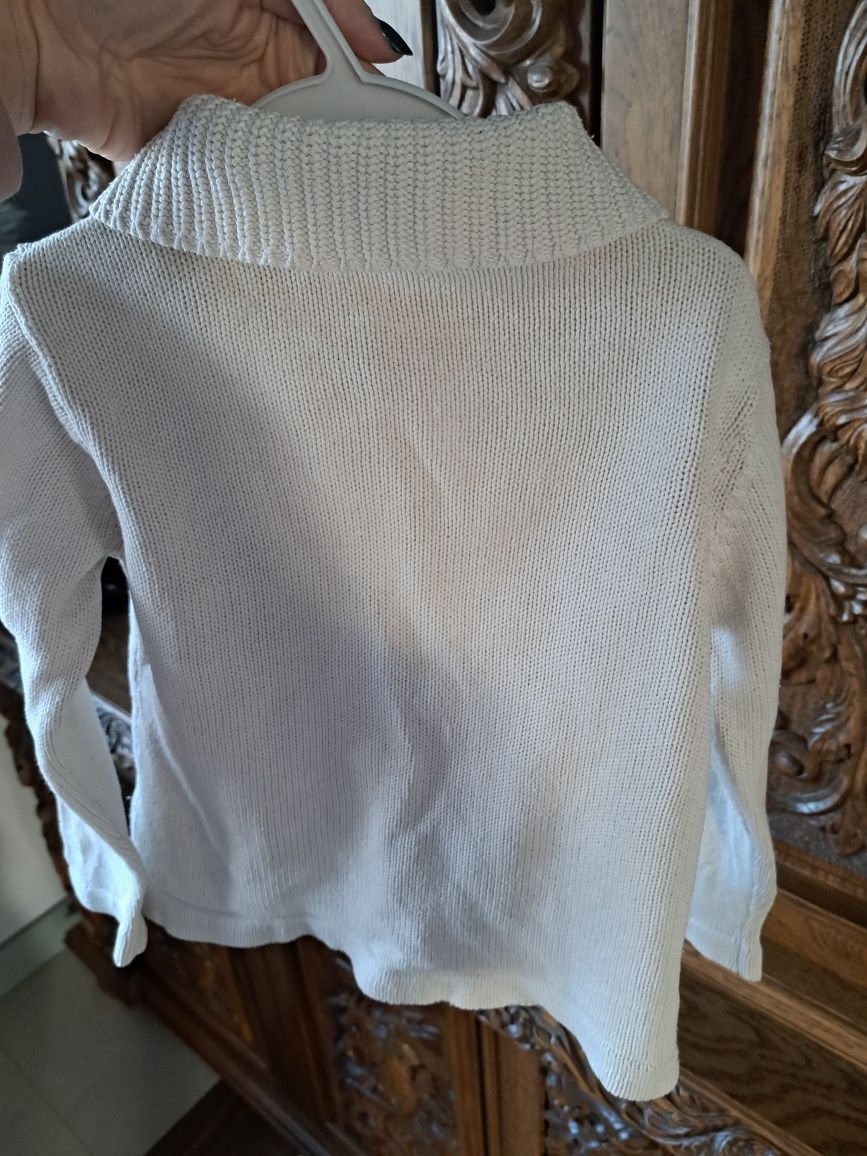 Sweterek beżowy , M&S , 110cm, rozpinany