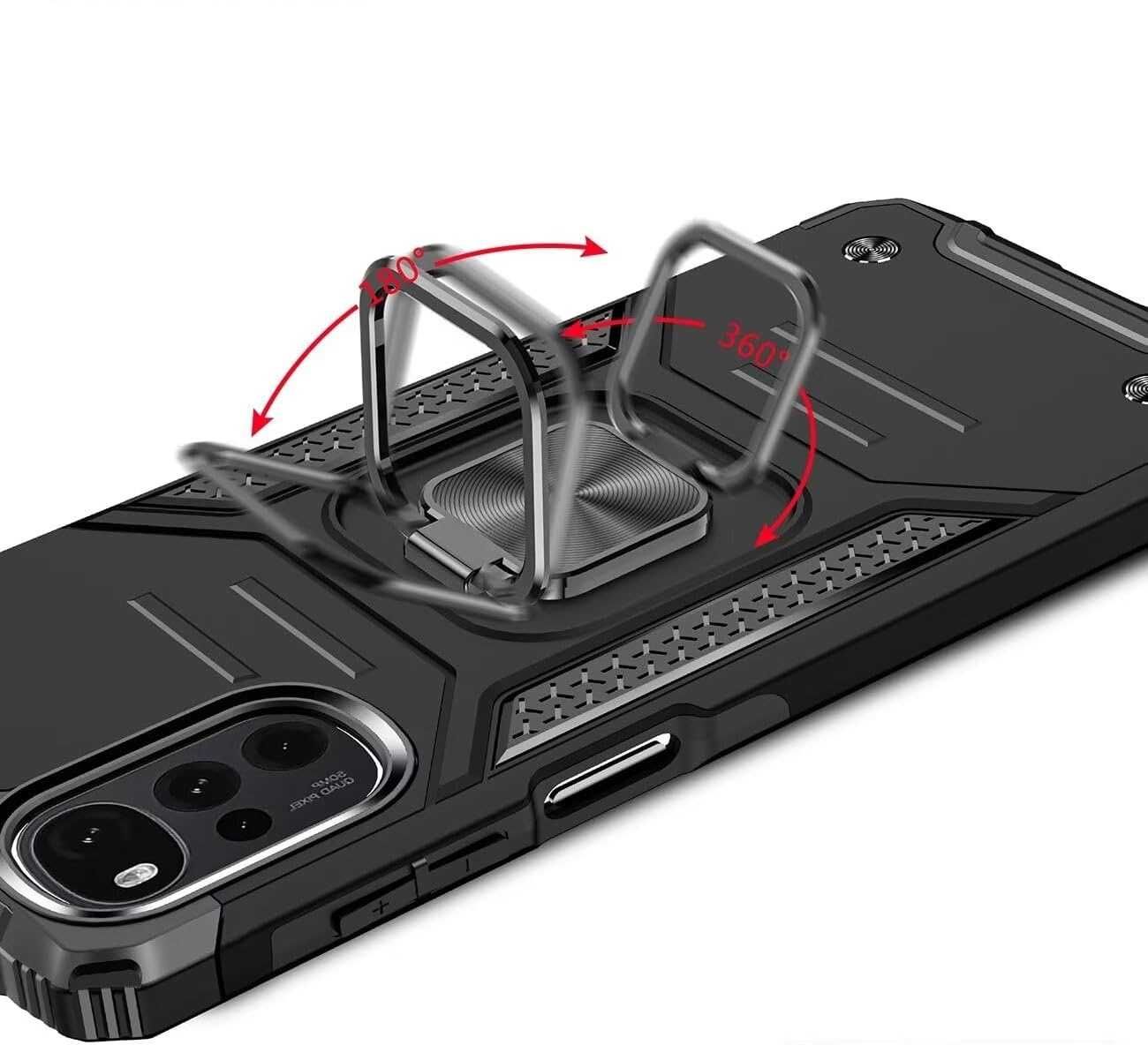 Nakładka Etui Pancerne do Motorola Moto G22 4G + Szkło Hartowane