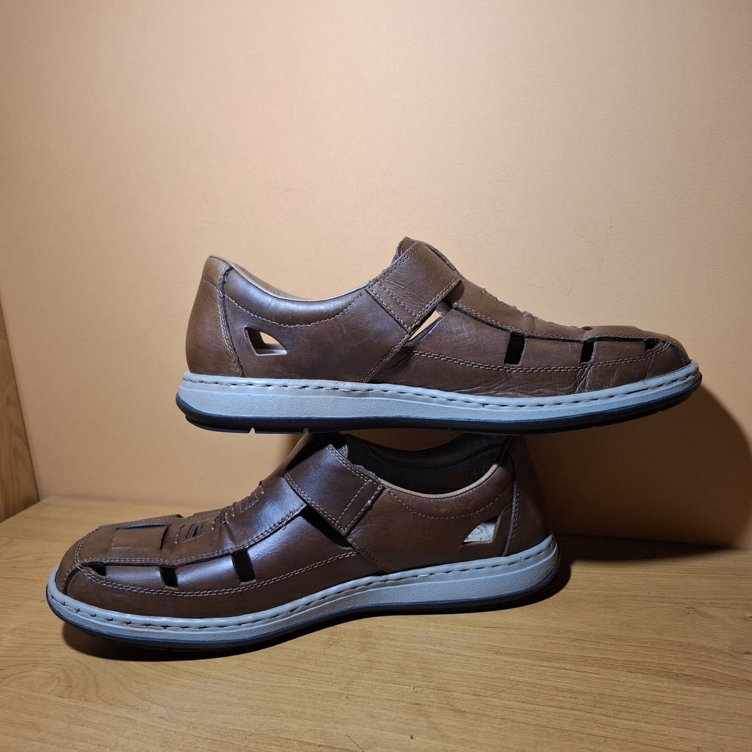 Чоловічі фірмові мокасіни Rieker