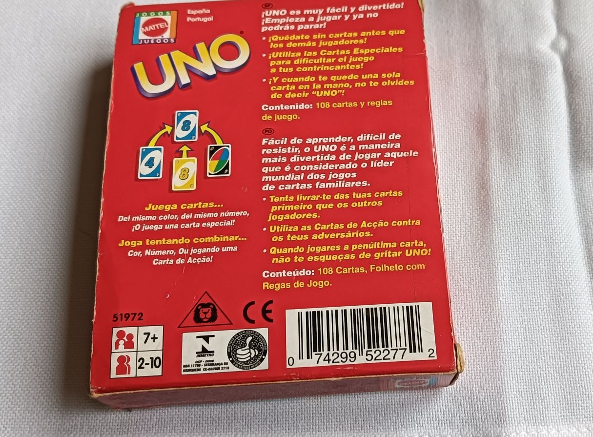 Vendo jogo de cartas Uno