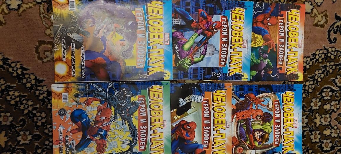 Комиксы журнали для дітей Человек паук,комікси Spider man,marvel