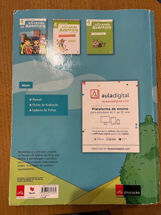 Livro escolar estudo do meio