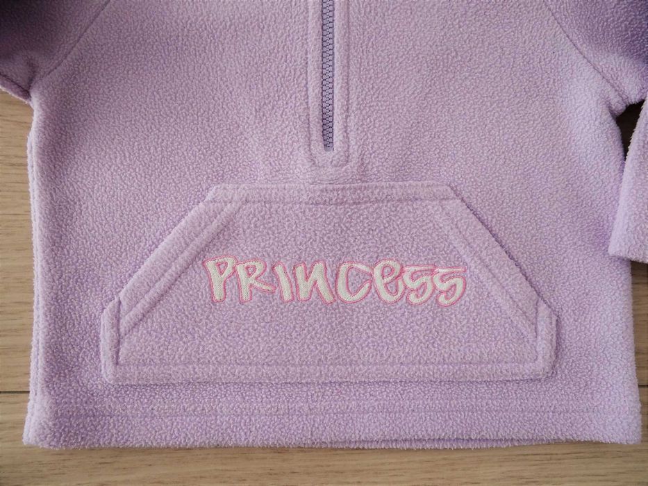 Fioletowa bluza polarowa | rozm. 80