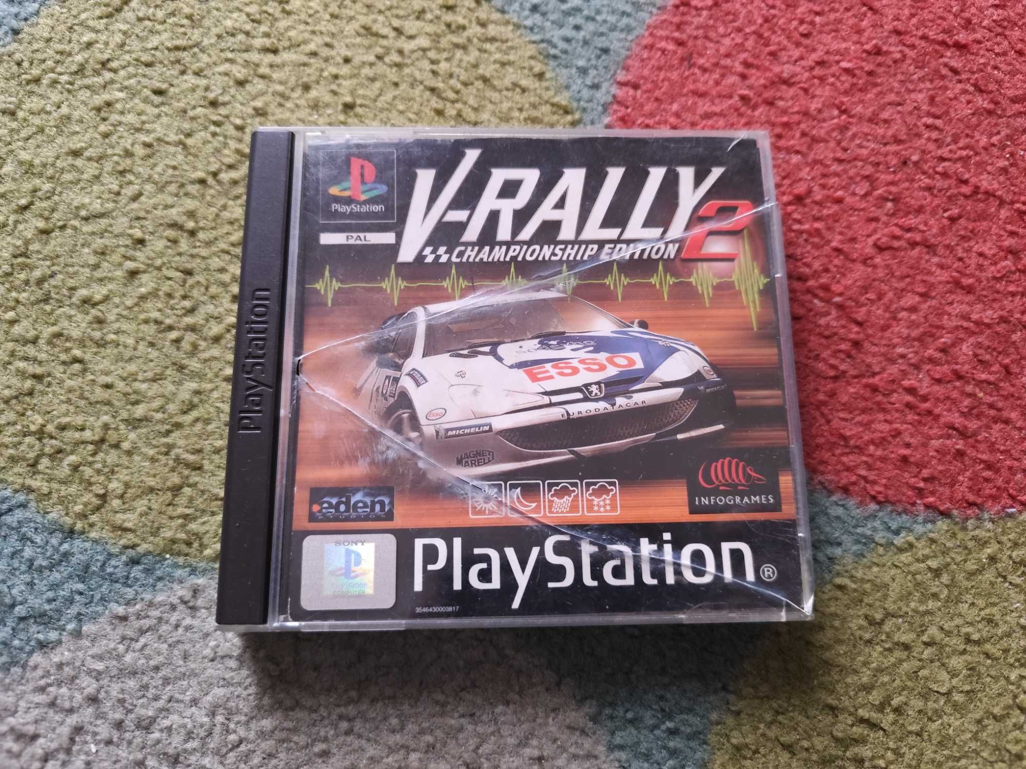 Jogo V-rally 2 para ps1 / PlayStation 1
