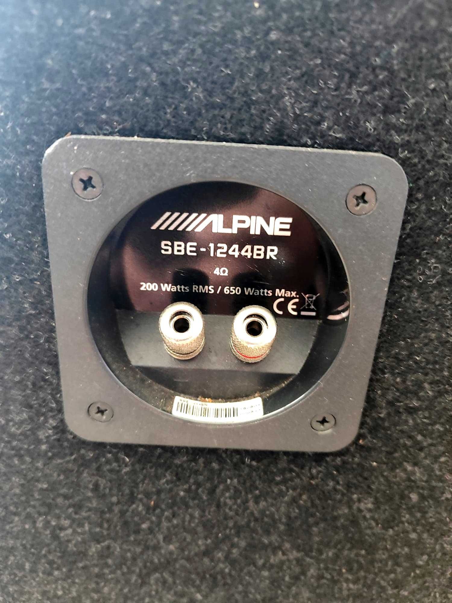 Subwoofer Alpine SBE-1244BR