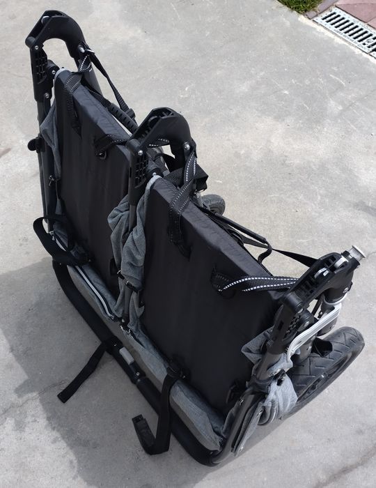 Wózek bliźniaczy dla bliźniaków Valco Snap Duo Sport  70 cm, 12,7 kg