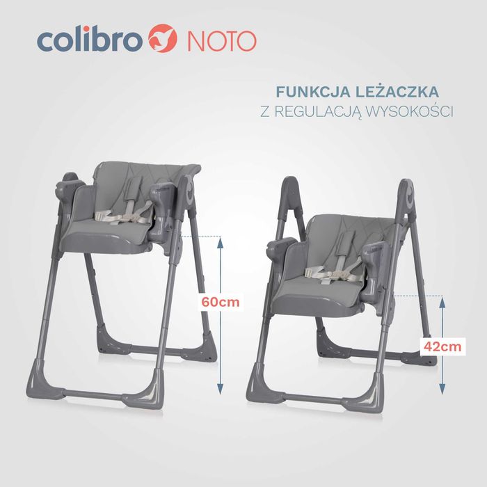 Krzesełko do karmienia Colibro 2w1 NOTO