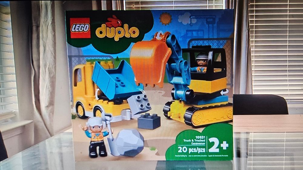 LEGO DUPLO 10931 Ciężarówka i koparka gąsienicowa