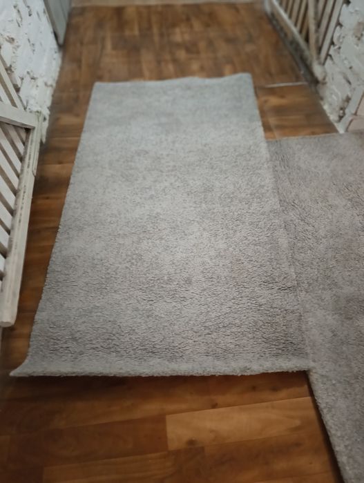Dywan szary STOENSE, Ikea + mały gratis.