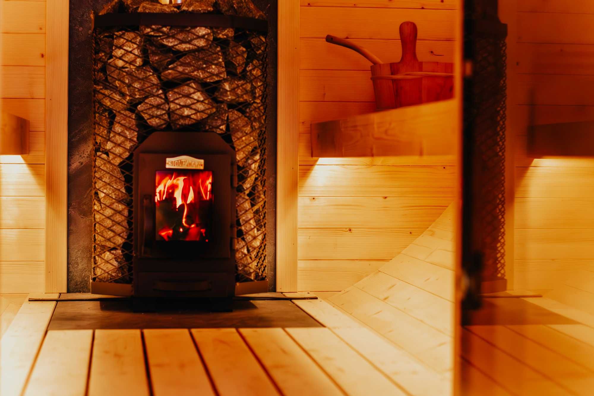 zestaw: drewania sauna+ balia do schładzania